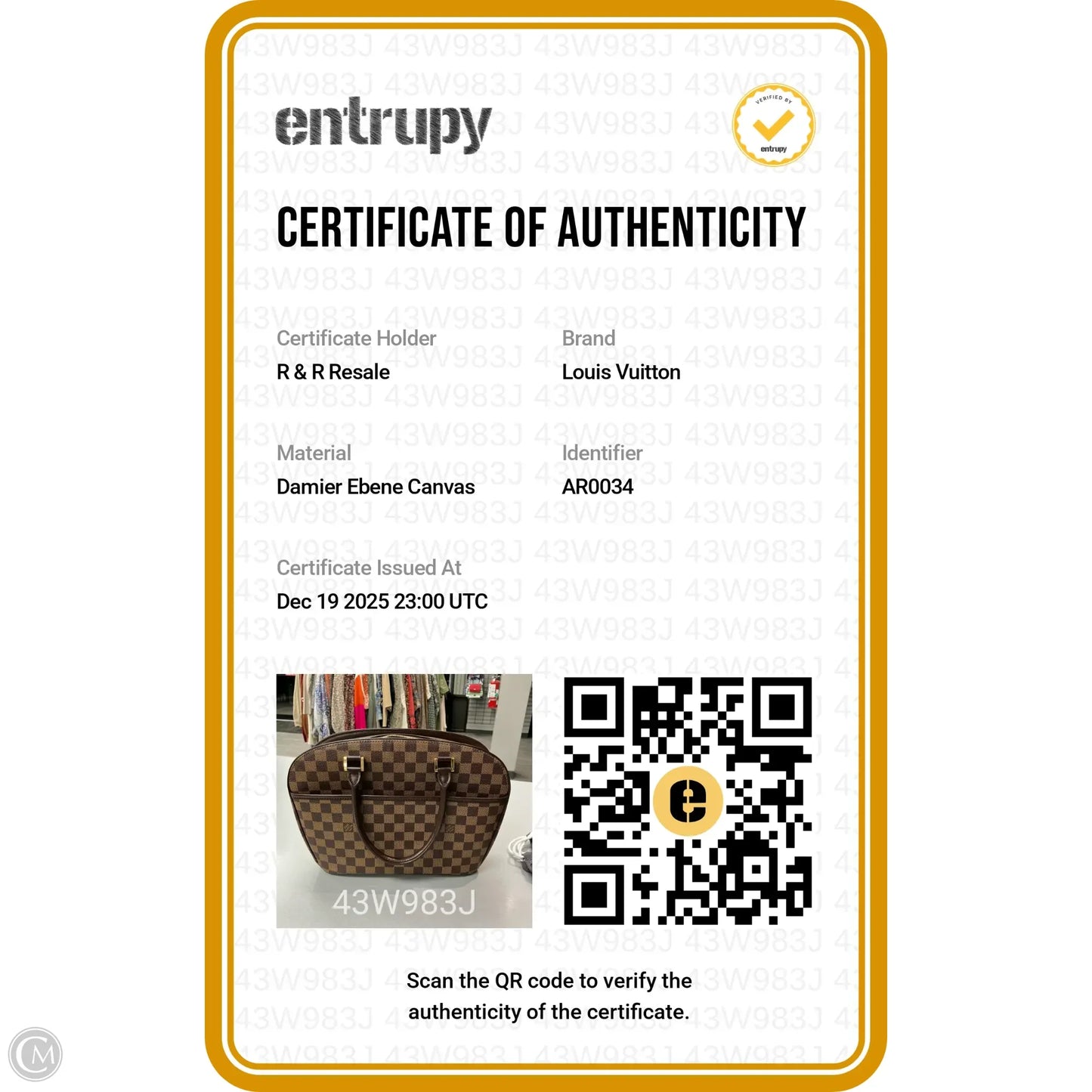 Handbag Luxury Designer By Louis Vuitton