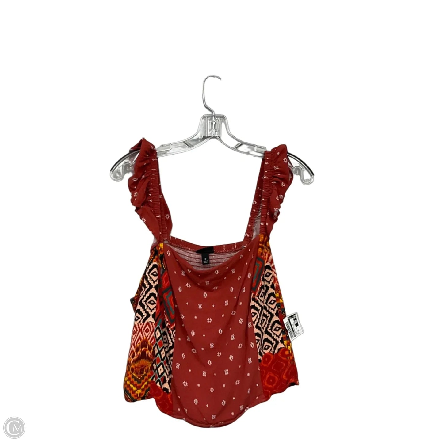 Top Sleeveless By Torrid In Orange, Size: 2x