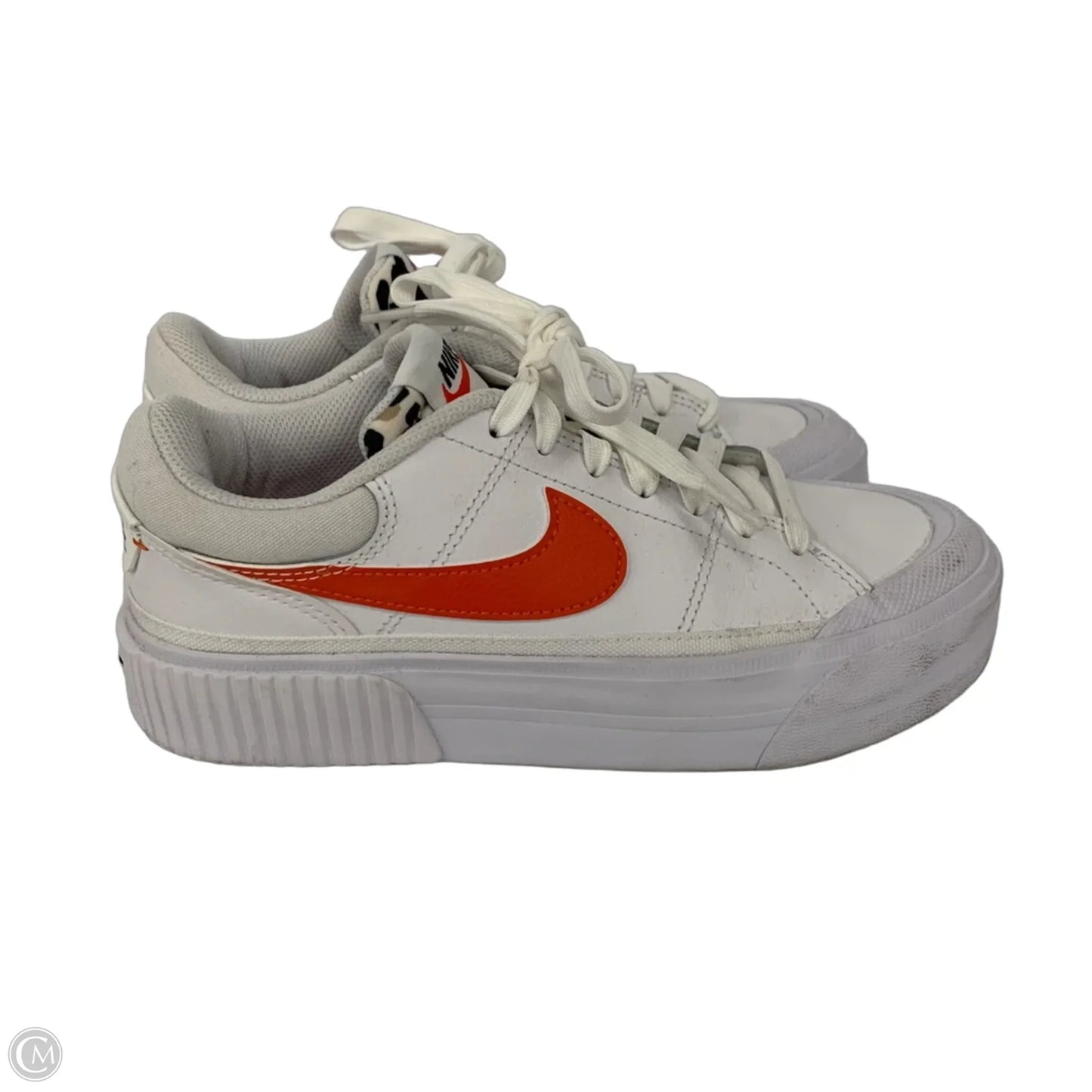 Shoes Athletic By Nike In White, Size: 6