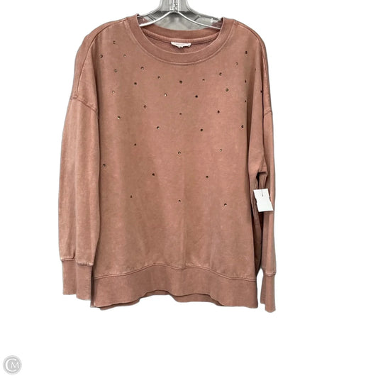 Sweatshirt Crewneck By Maurices In Brown, Size: 0x