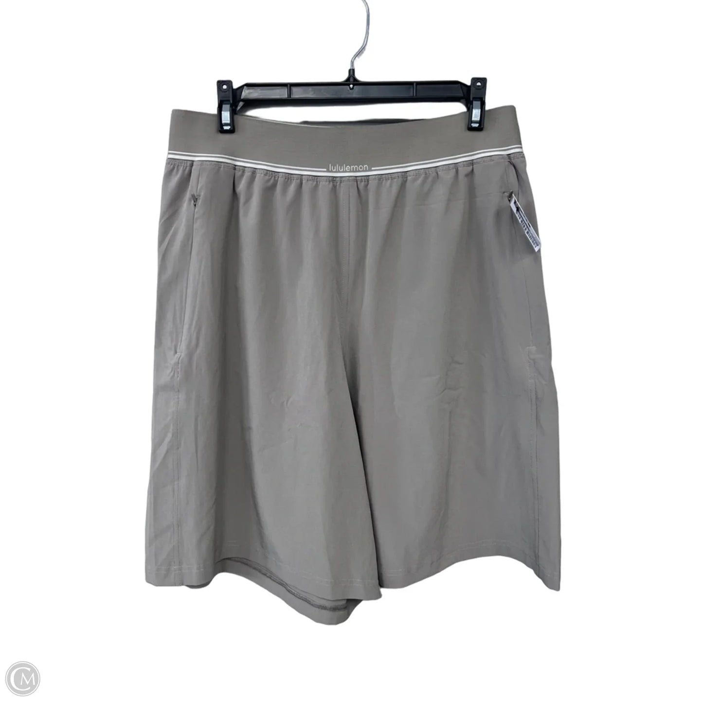 Athletic Shorts By Lululemon In Brown, Size: L