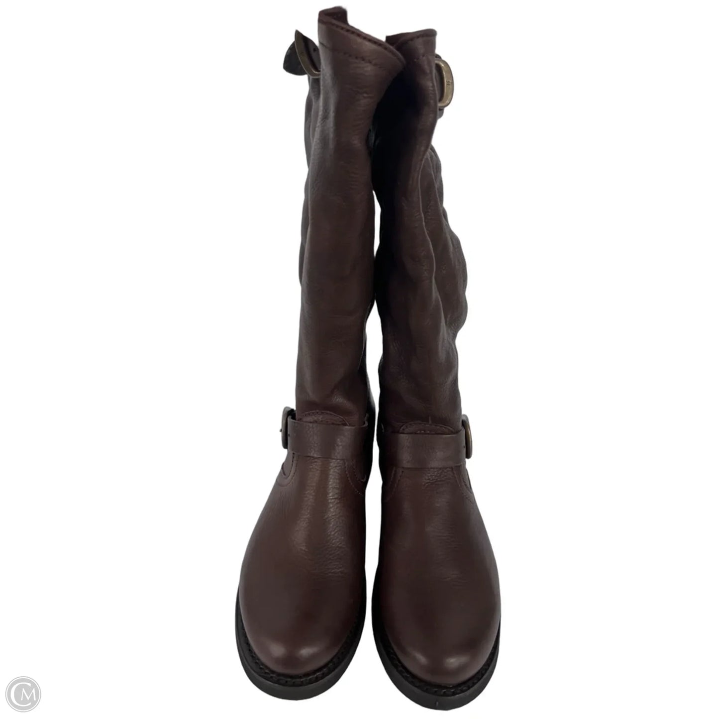 Boots Designer By Frye In Brown, Size: 8.5