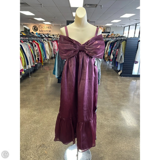 Dress Party Long By Lulus In Purple, Size: M