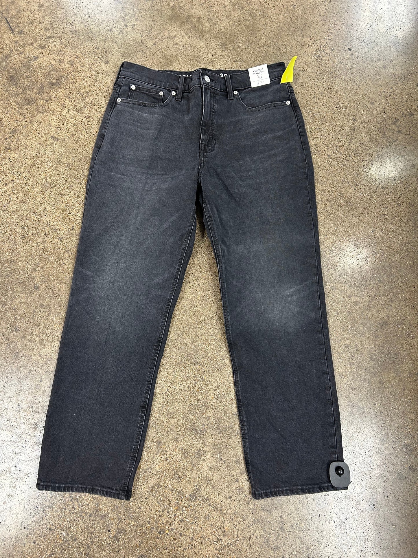 Jeans Straight By J. Crew In Black, Size: 10