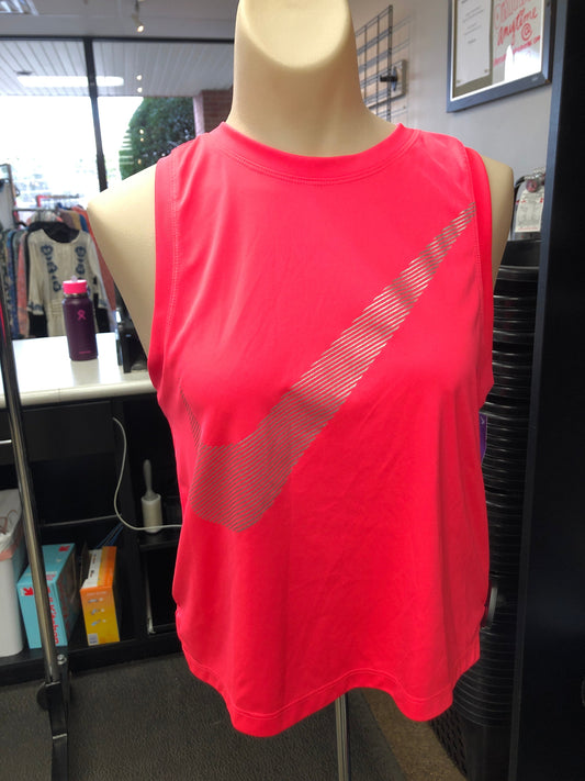 Athletic Tank Top By Nike Apparel In Pink, Size: S