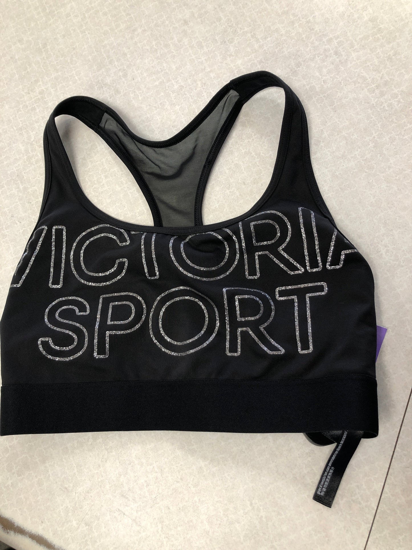 Athletic Bra By Victorias Secret In Black, Size: S