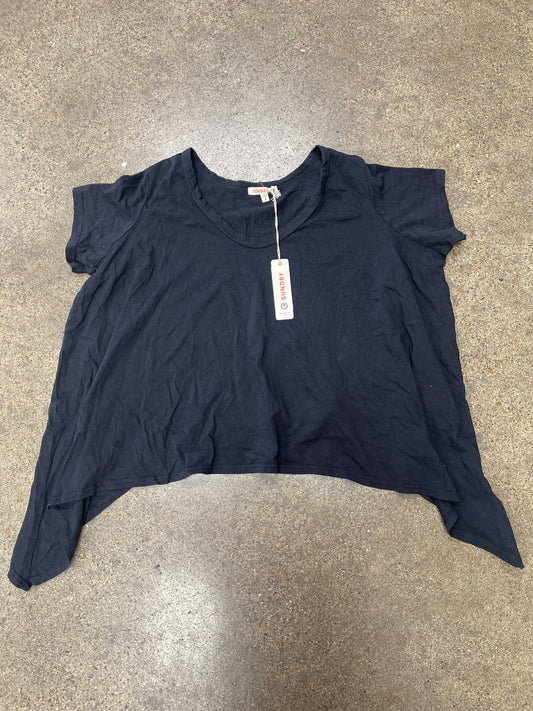 Top Short Sleeve Basic By Sundry In Black, Size: Xs