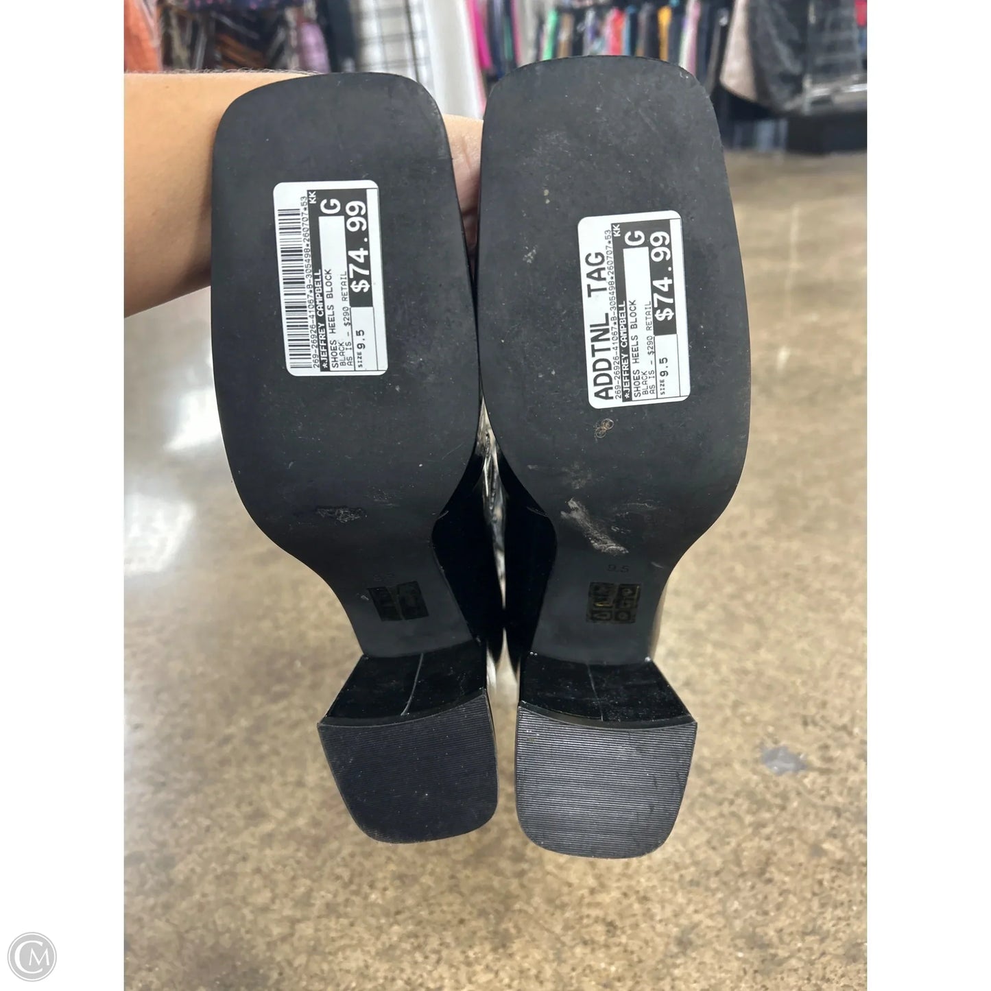 Shoes Heels Block By Jeffrey Campbell In Black, Size: 9.5