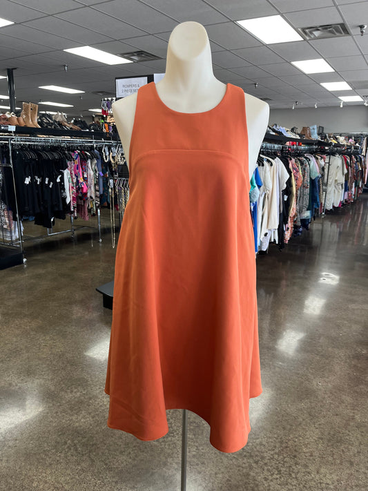 Orange Dress Casual Short Milly, Size S