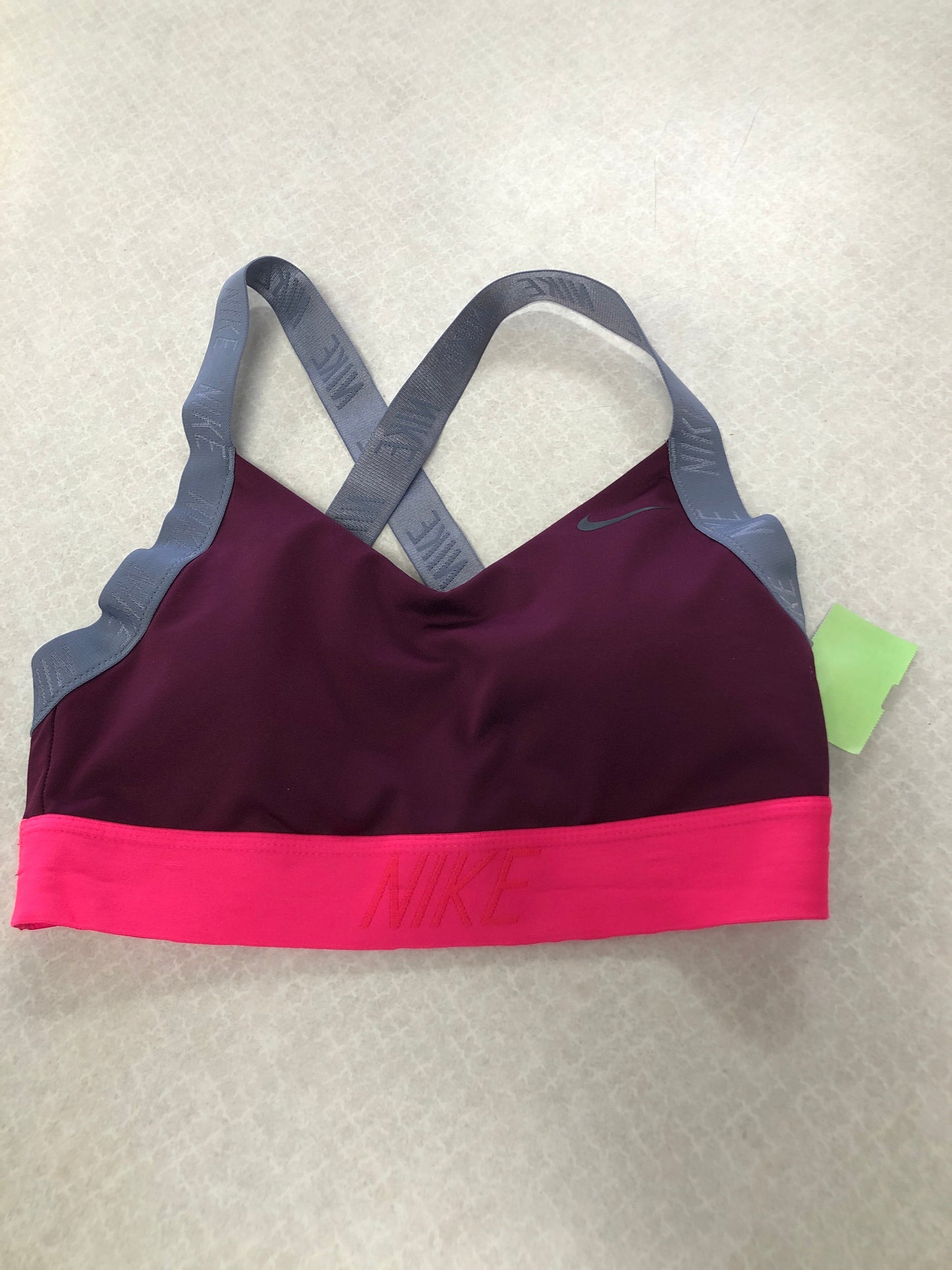 Athletic Bra By Nike Apparel In Purple, Size: S