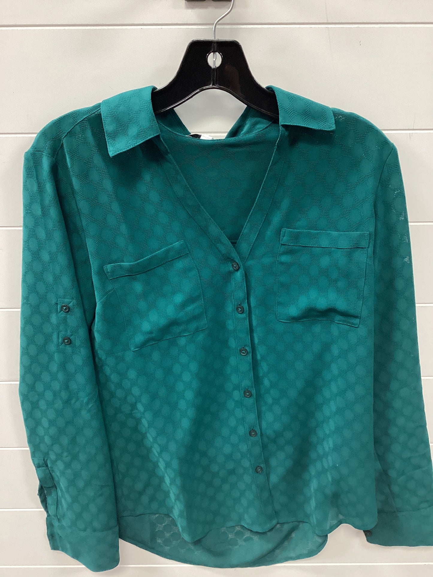 Top Ls By Express In Green, Size:S