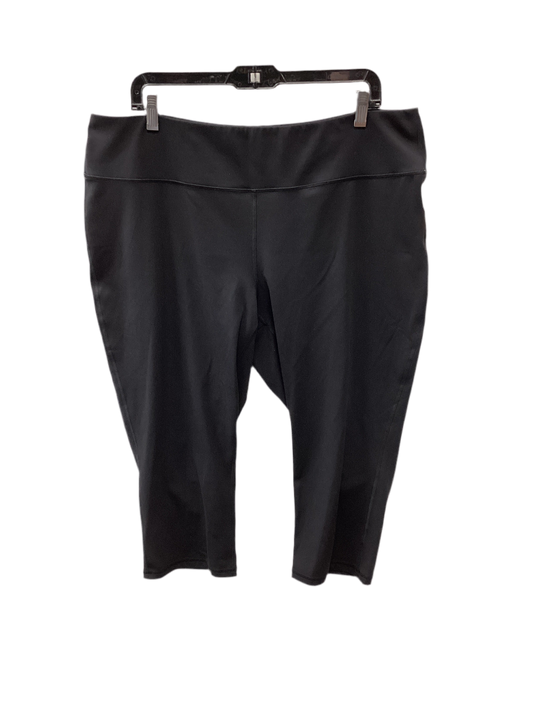 Athletic Leggings Capris By Tek Gear In Black, Size:2X