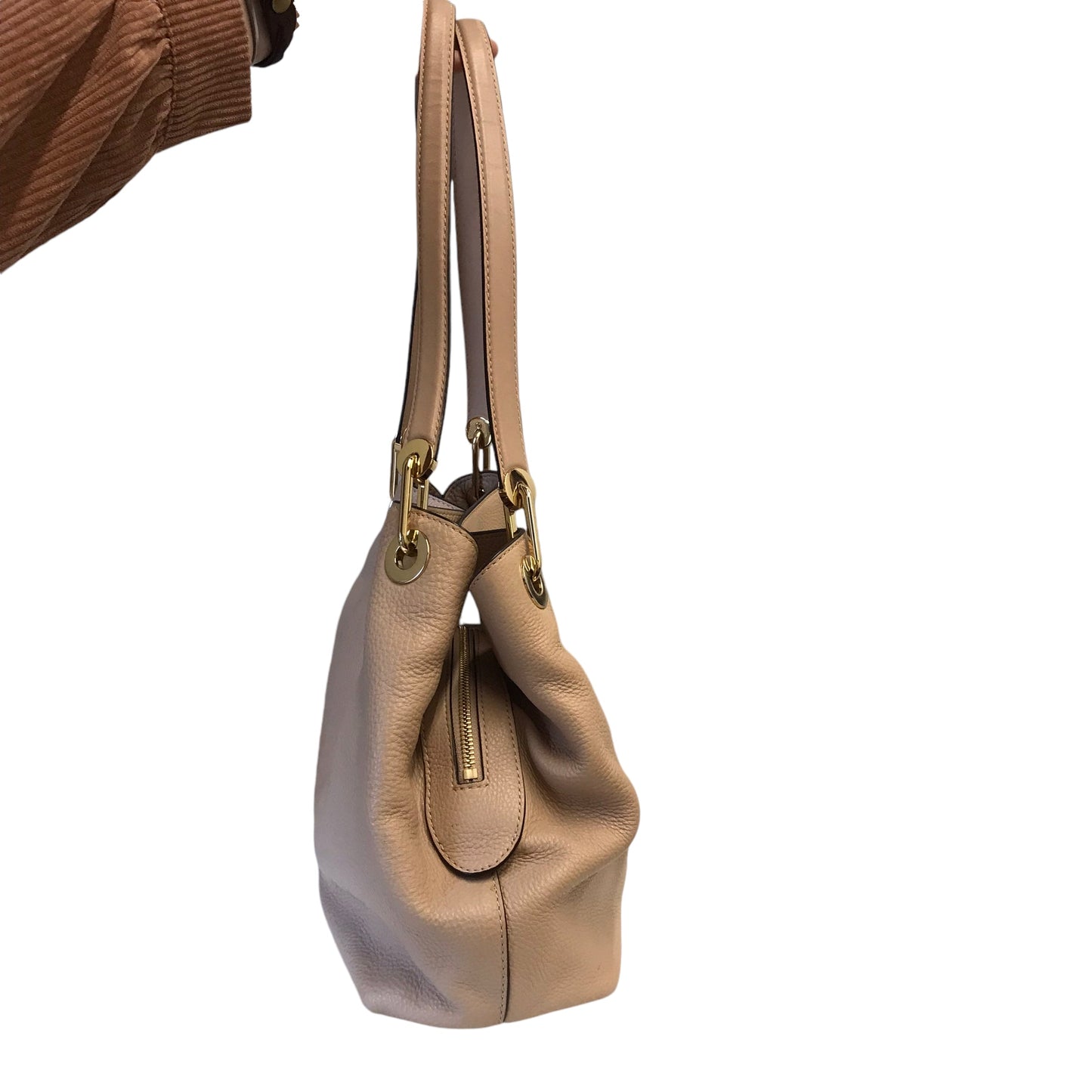 Handbag Designer By Michael Kors In Tan, Size:Medium