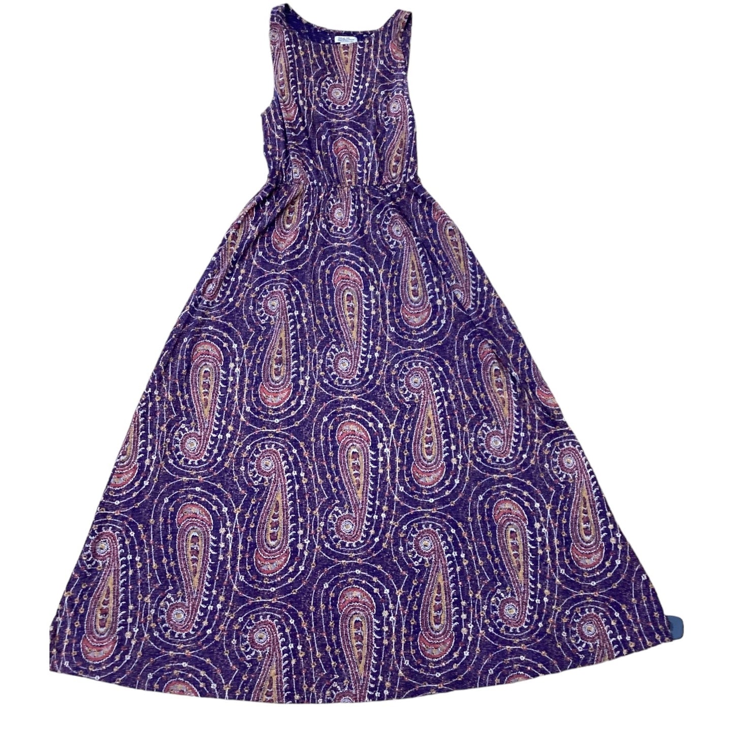 Purple Dress Casual Maxi Lucky Brand, Size M