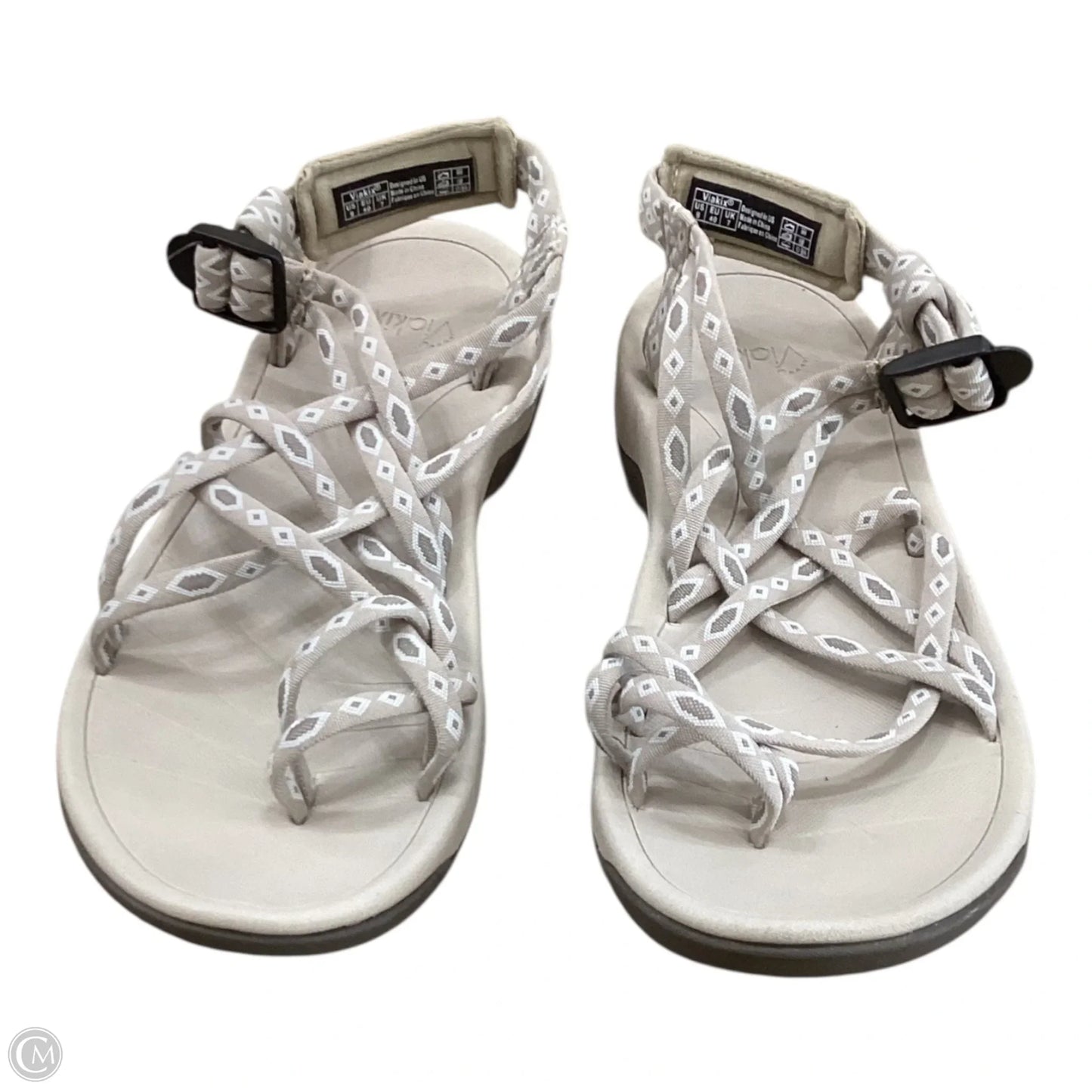 Sandals Flats By Clothes Mentor In Tan, Size: 9