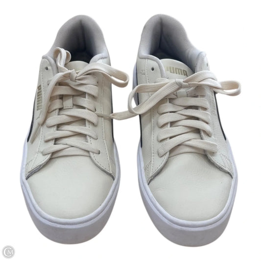 Shoes Sneakers By Puma In Cream, Size: 8