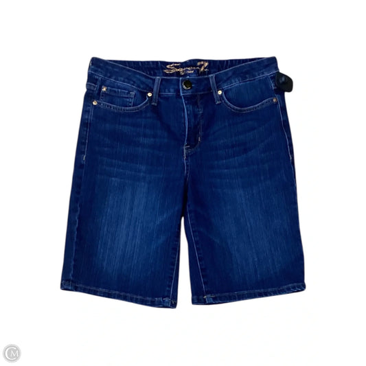 Shorts By Seven 7 In Blue Denim, Size: 10