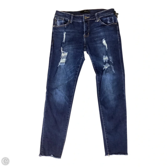 Jeans Skinny By Kancan In Blue Denim, Size: 6