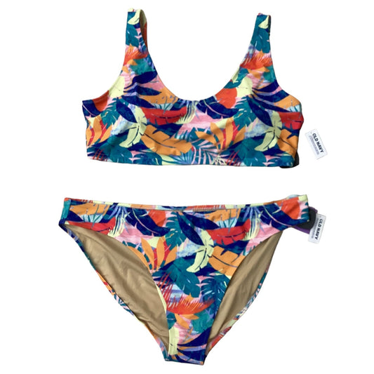 Floral Print Swimsuit 2pc Old Navy, Size 3x