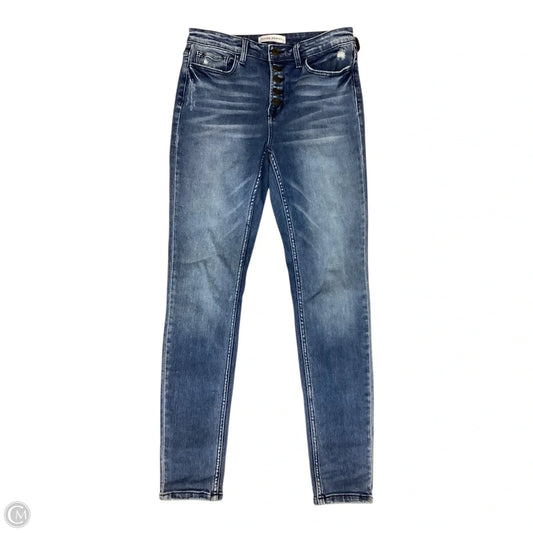 Jeans Skinny By Flying Monkey In Blue, Size: 6