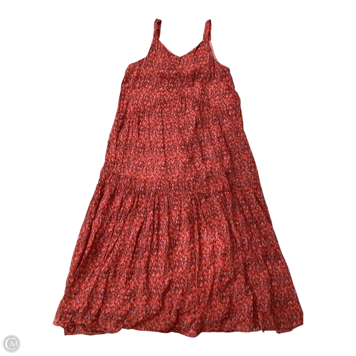 Dress Casual Maxi By Joie In Pink & Red, Size: M