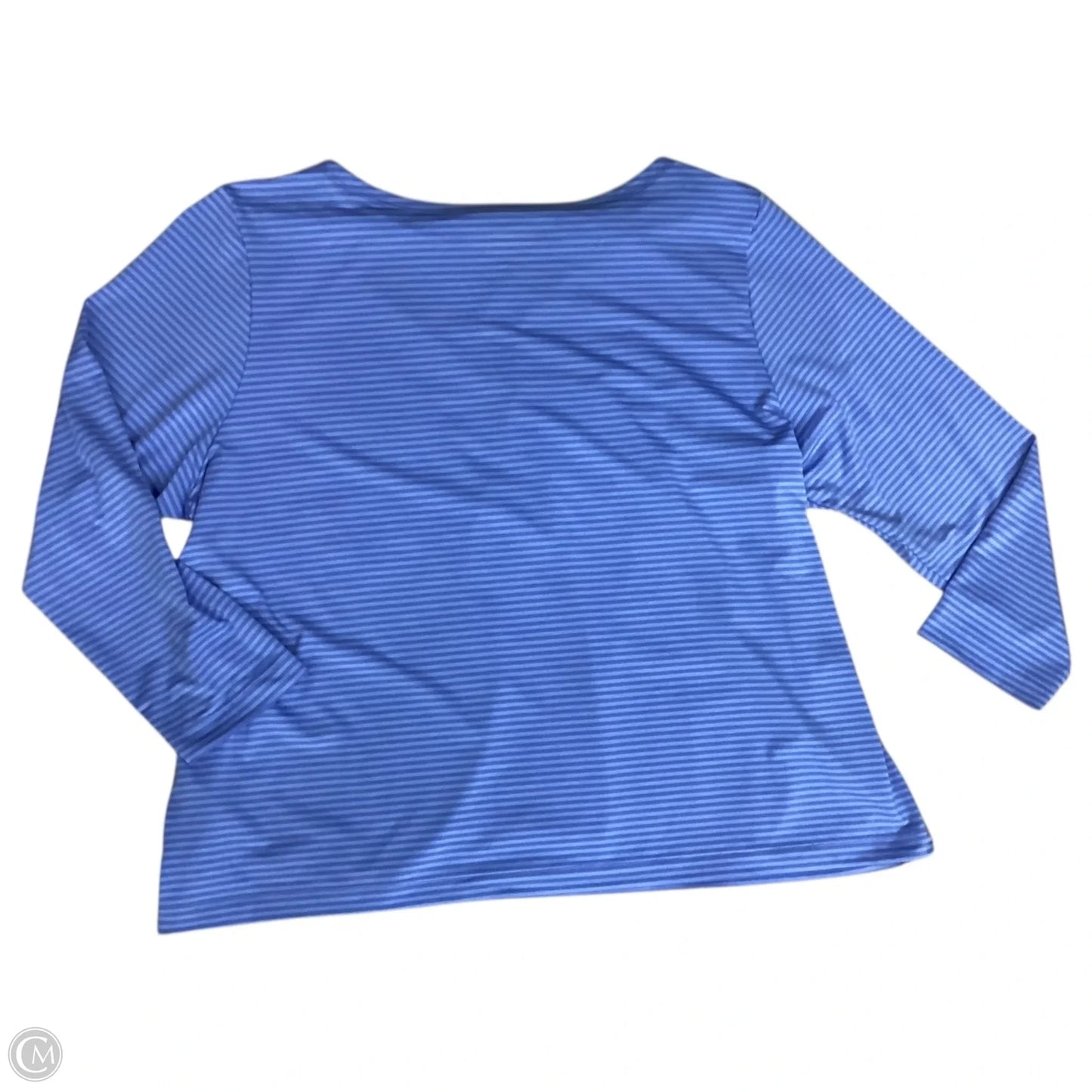 Top Long Sleeve By Vineyard Vines In Blue, Size: 2x