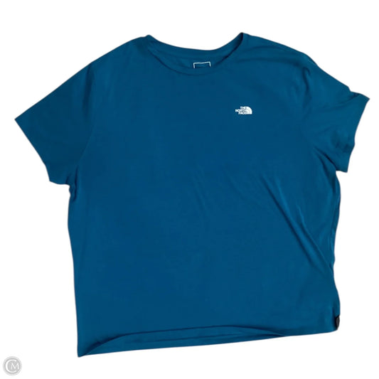 Top Short Sleeve By The North Face In Teal, Size: 1x