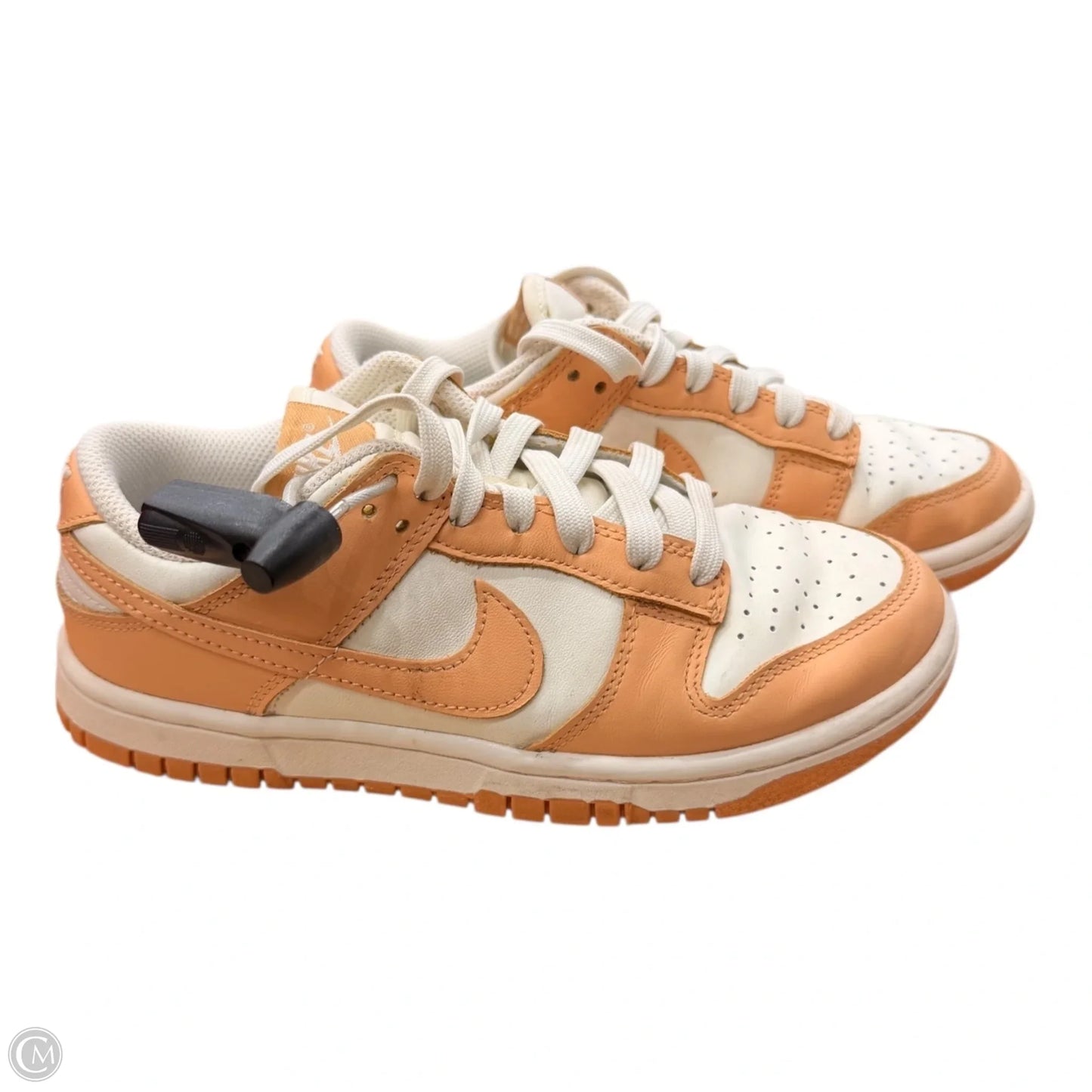 Shoes Athletic By Nike In Tan & White, Size: 5