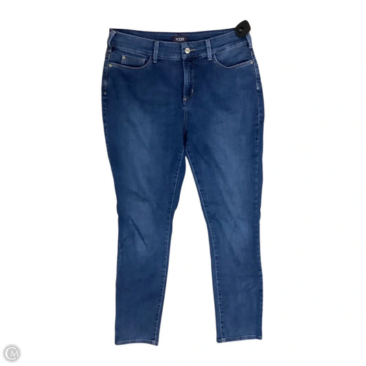 Jeans Skinny By Not Your Daughters Jeans In Blue Denim, Size: 12