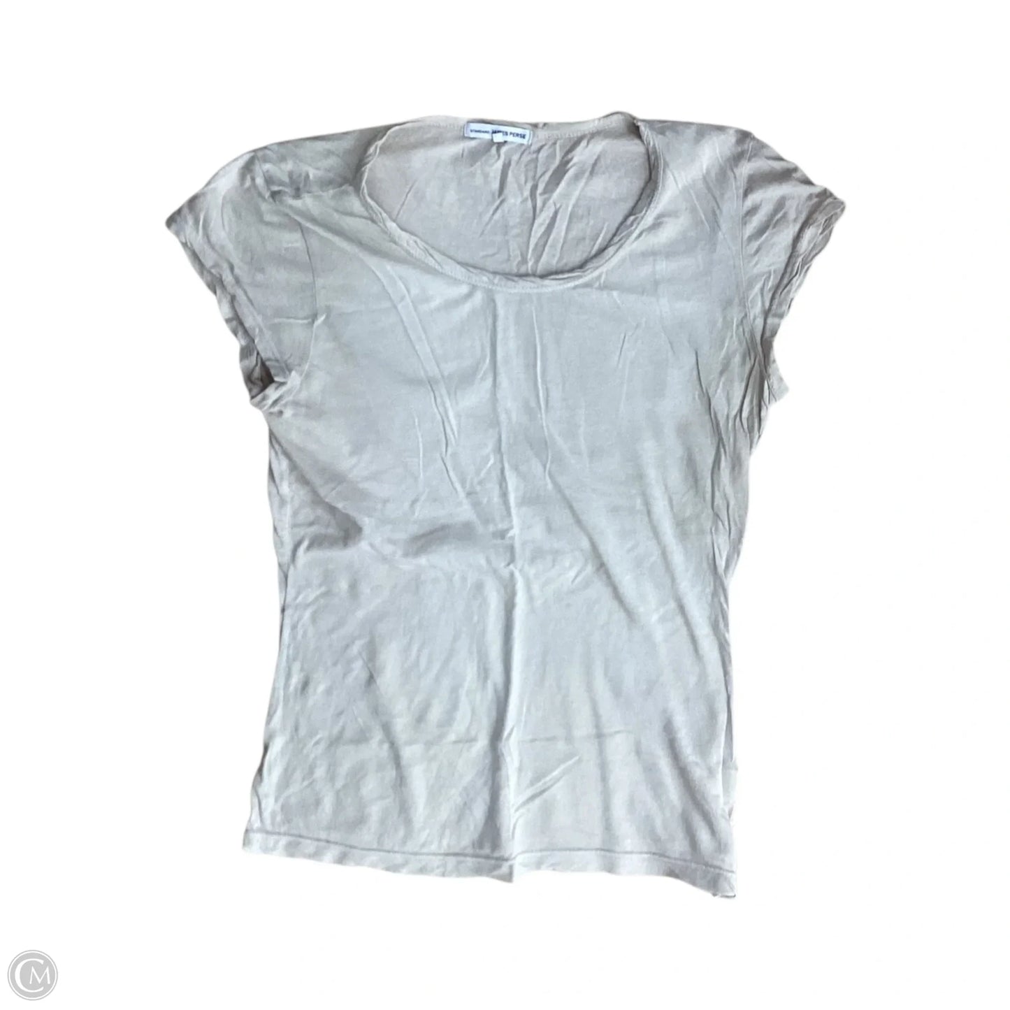 Top Short Sleeve By James Perse In Tan, Size: Xs