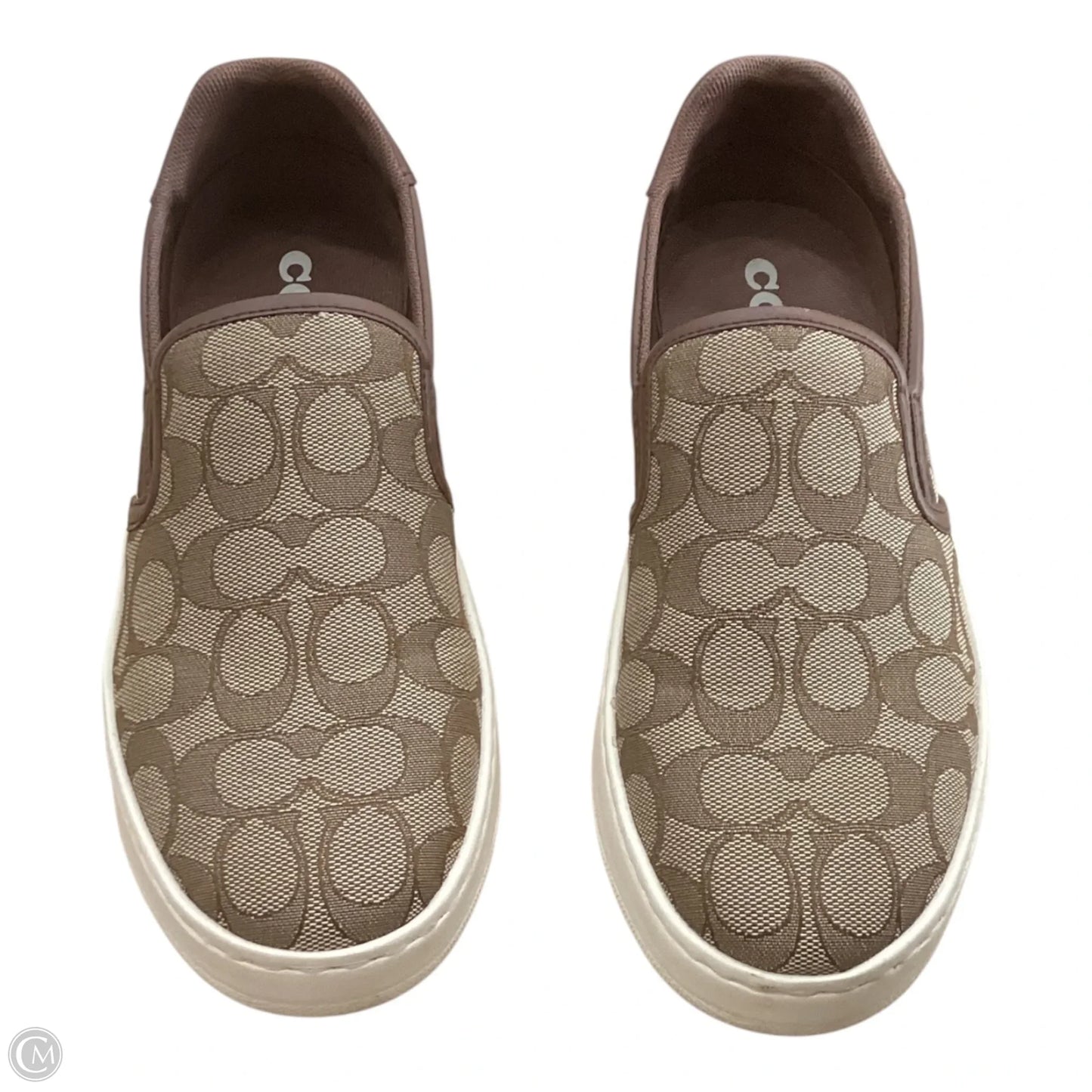 Shoes Designer By Coach In Tan, Size: 7