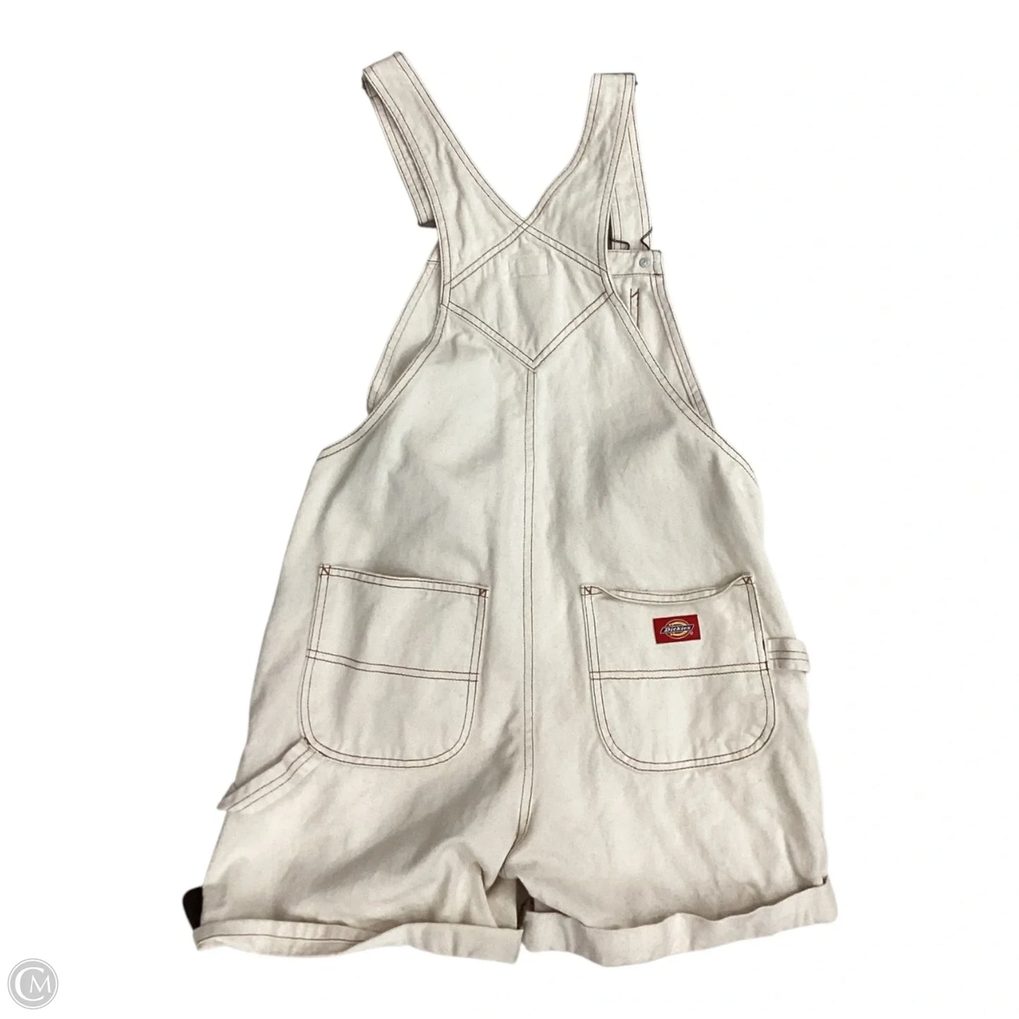 Shortalls By Dickies In Cream, Size: M