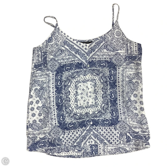 Blouse Sleeveless By Zac And Rachel In Paisley Print, Size: M