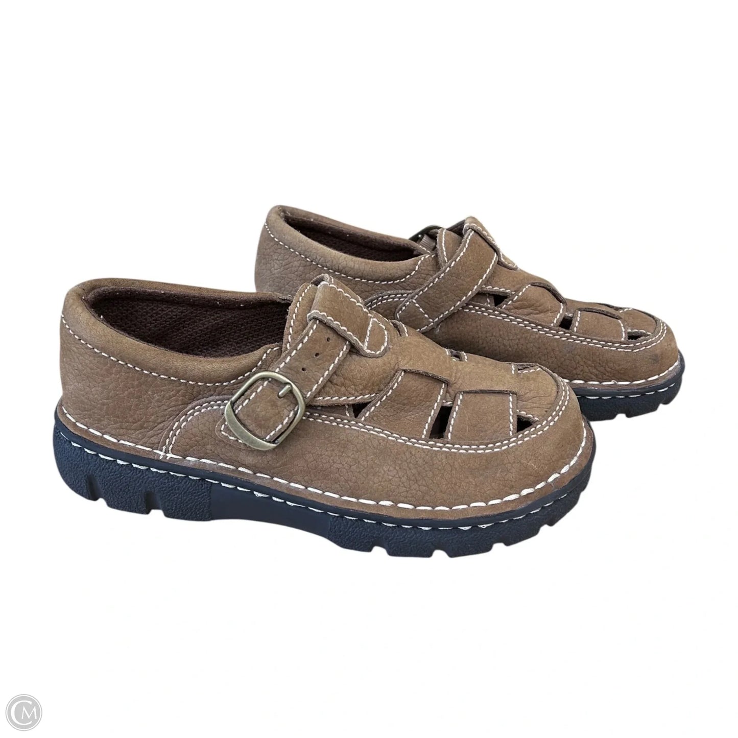 Shoes Flats By Cherokee In Brown, Size: 7