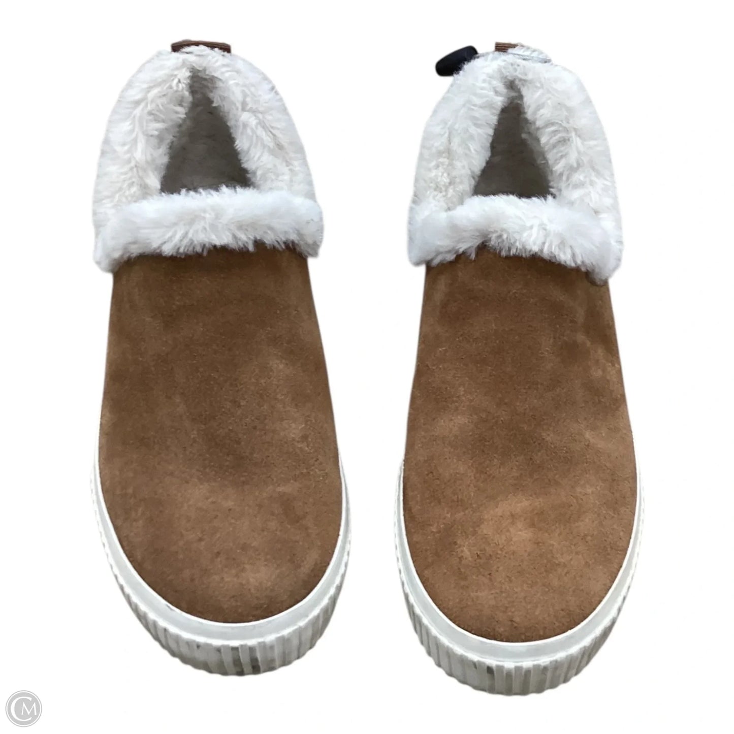Boots Ankle Flats By Timberland In Brown & Cream, Size: 9