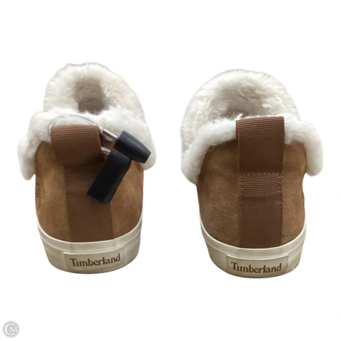 Boots Ankle Flats By Timberland In Brown & Cream, Size: 9