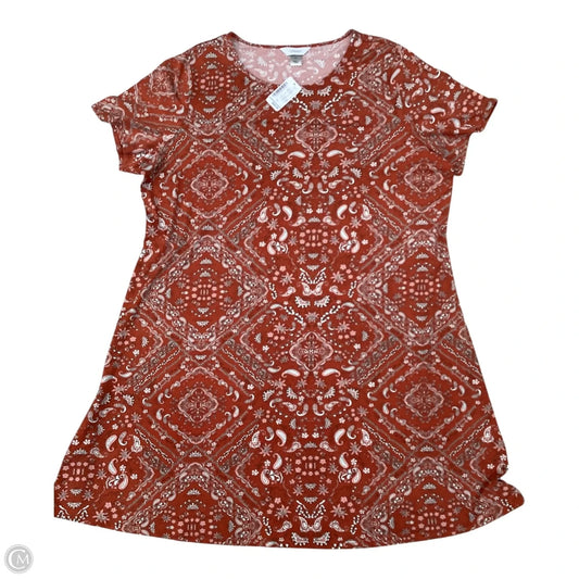 Dress Casual Short By Cj Banks In Paisley Print, Size: 1x