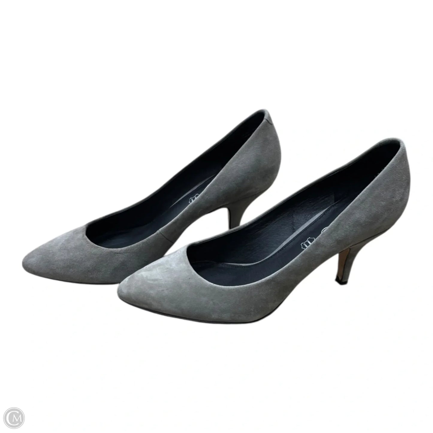 Shoes Heels Kitten By Aldo In Grey, Size: 8