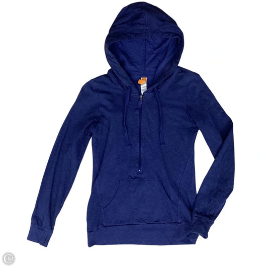 Athletic Sweatshirt Hoodie By Lucy In Blue, Size: Sp