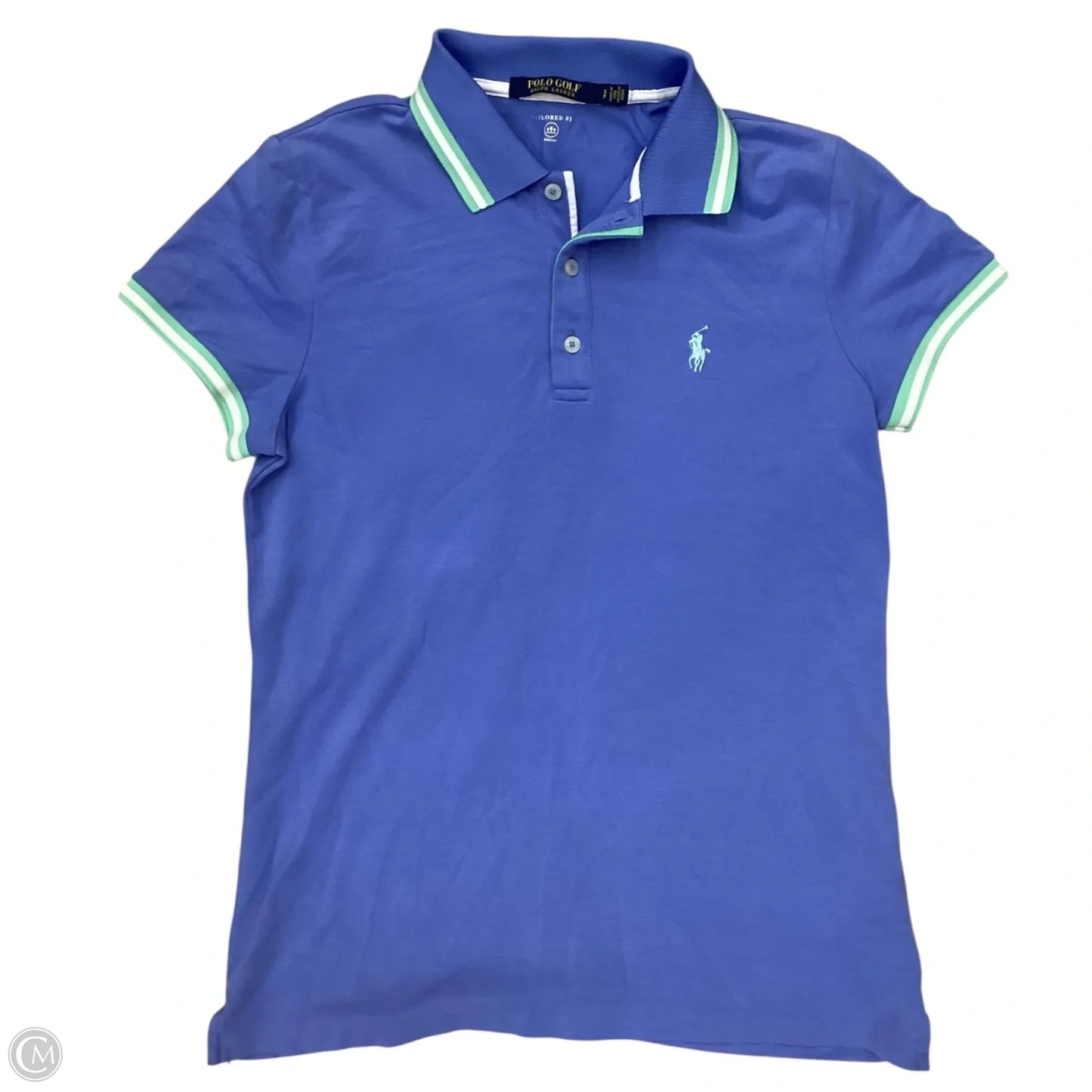 Athletic Top Short Sleeve By Ralph Lauren In Blue, Size: S