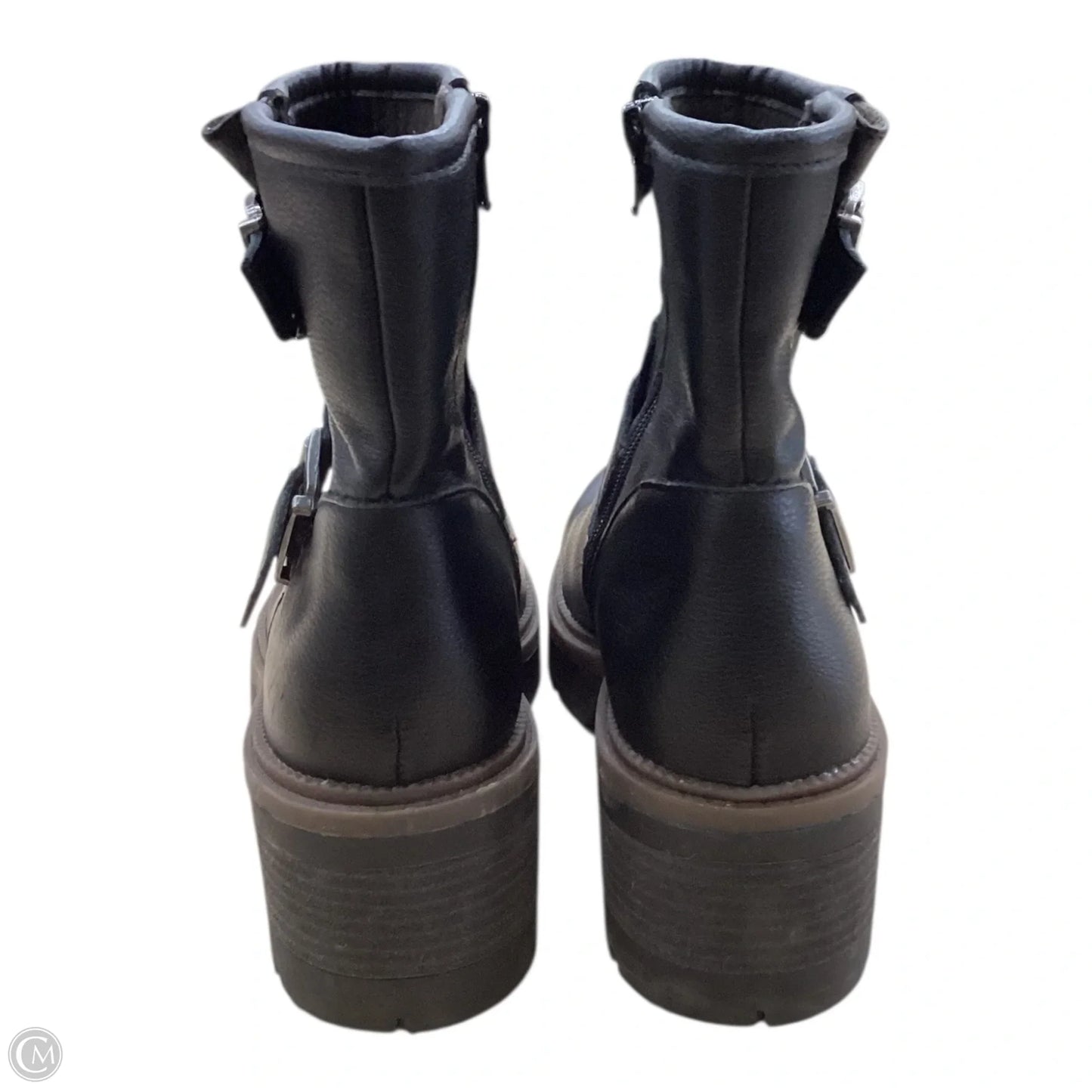 Boots Ankle Heels By Boc In Black, Size: 7