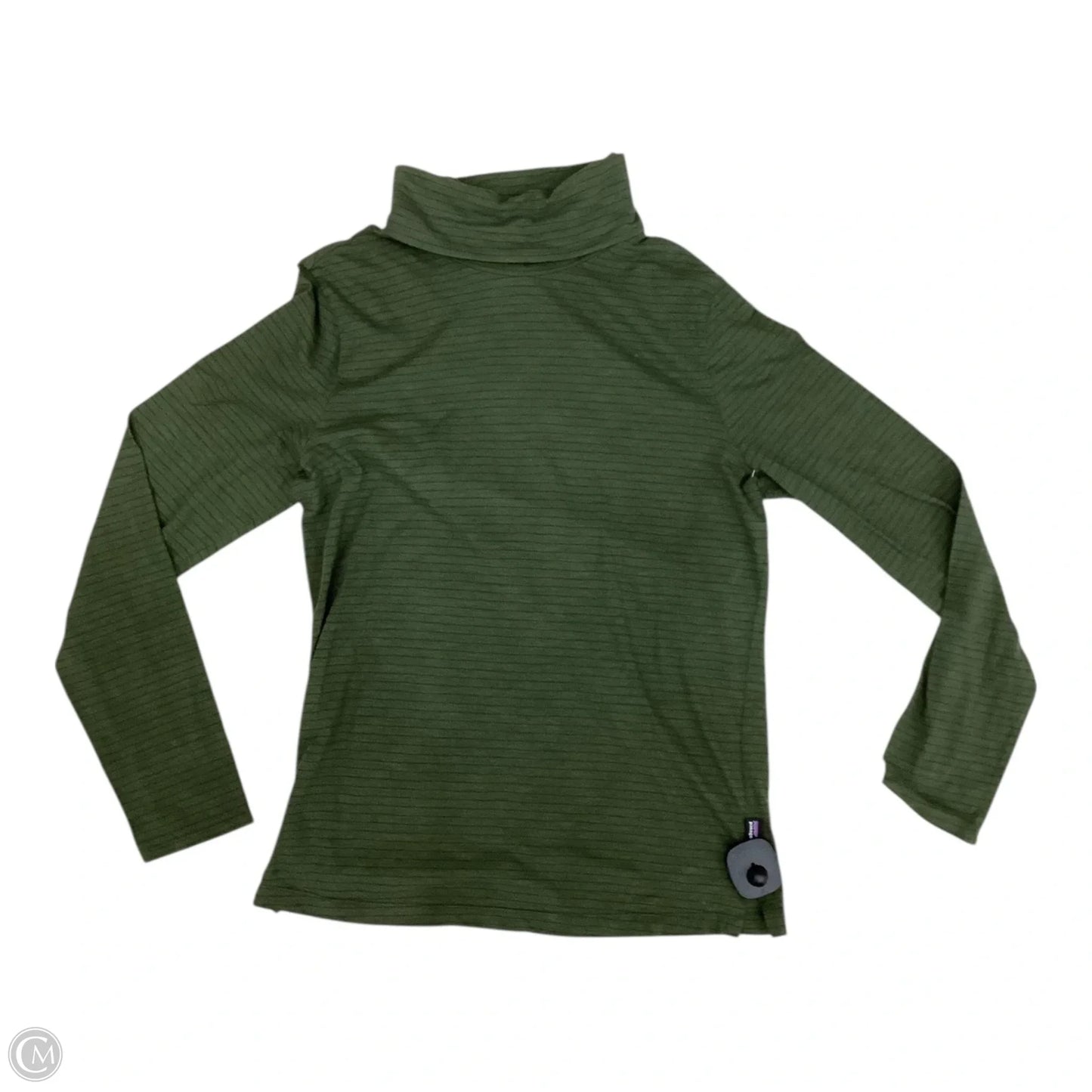 Top Long Sleeve By Patagonia In Striped Pattern, Size: S