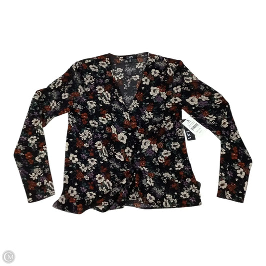 Blouse Long Sleeve By Clothes Mentor In Floral Print, Size: S