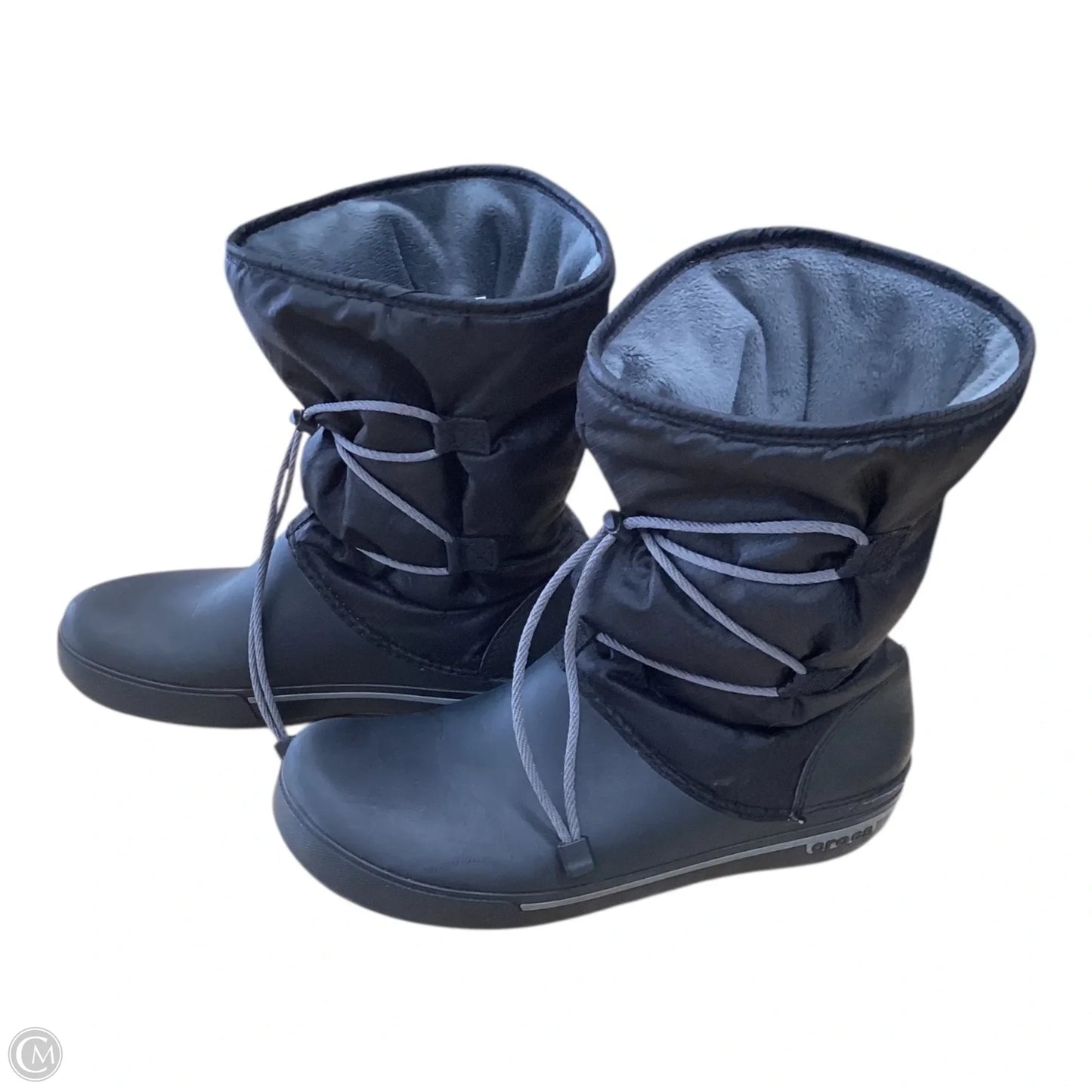 Boots Snow By Crocs In Black, Size: 10