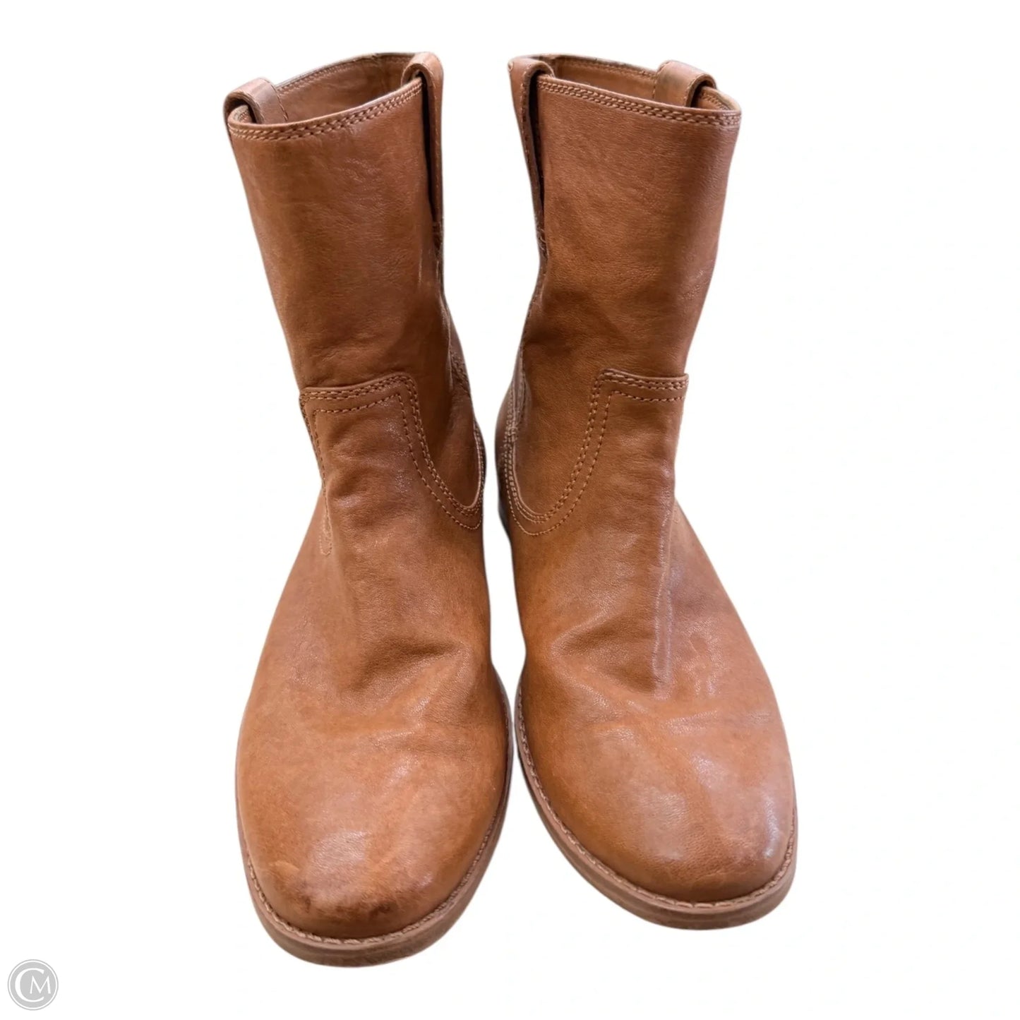 Boots Designer By Frye In Brown, Size: 7.5