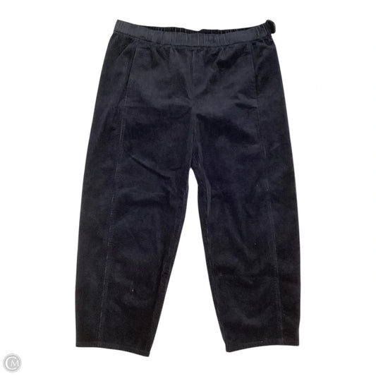Pants Corduroy By Eileen Fisher In Black, Size: 16