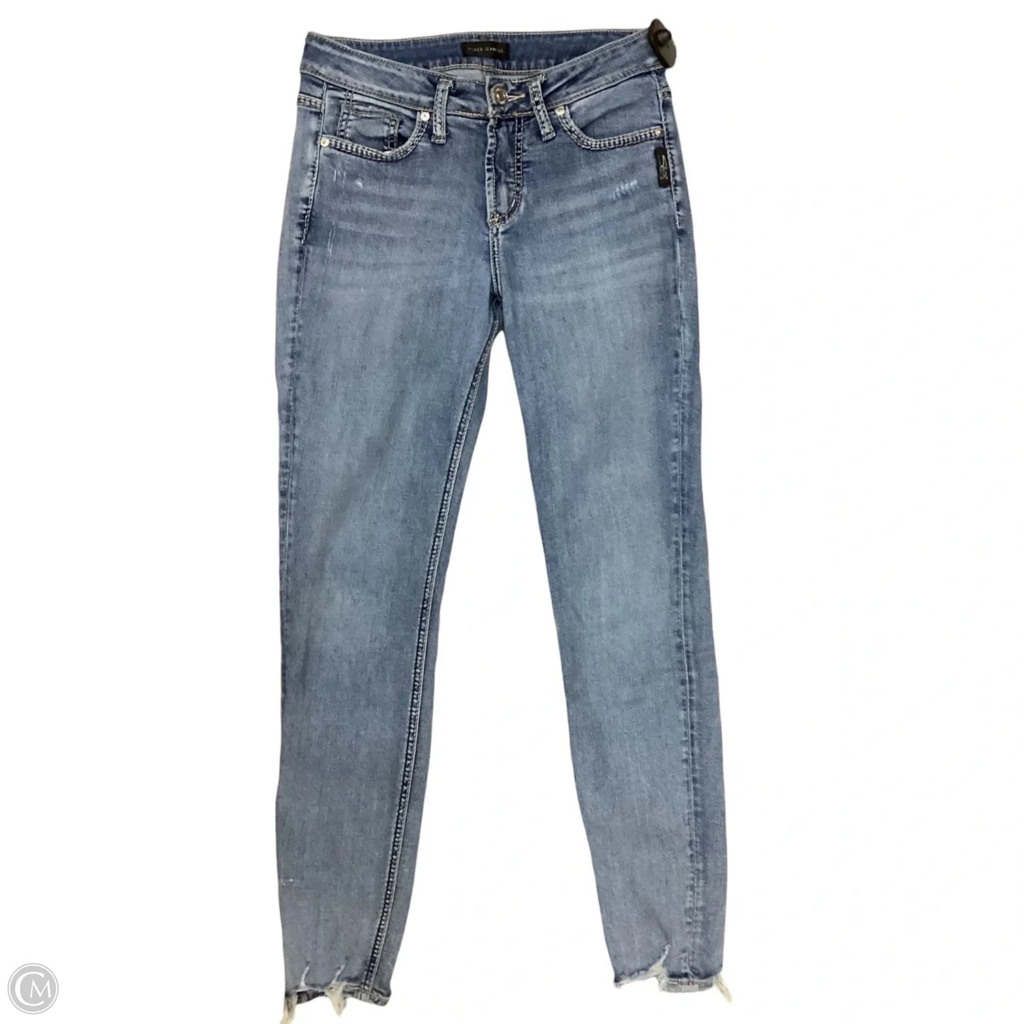 Jeans Straight By Silver In Blue, Size: 4