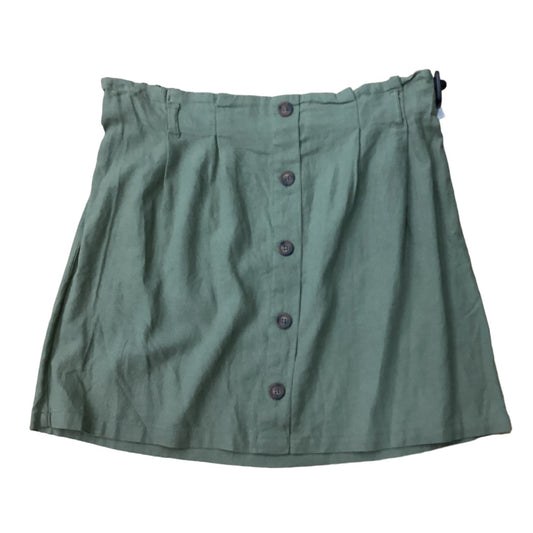 Green Skirt Mini & Short Falls Creek, Size 1x