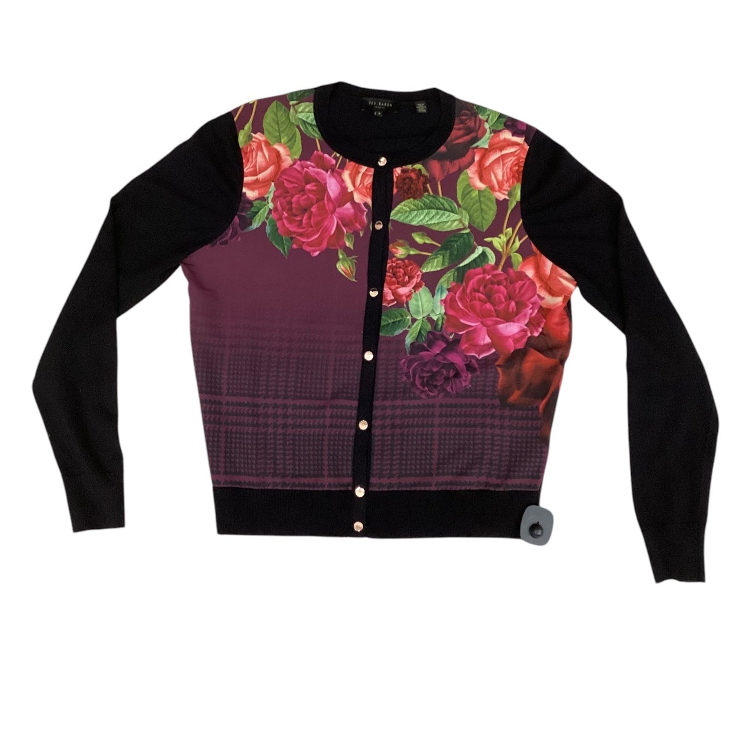 Cardigan By Ted Baker In Floral Print, Size: S