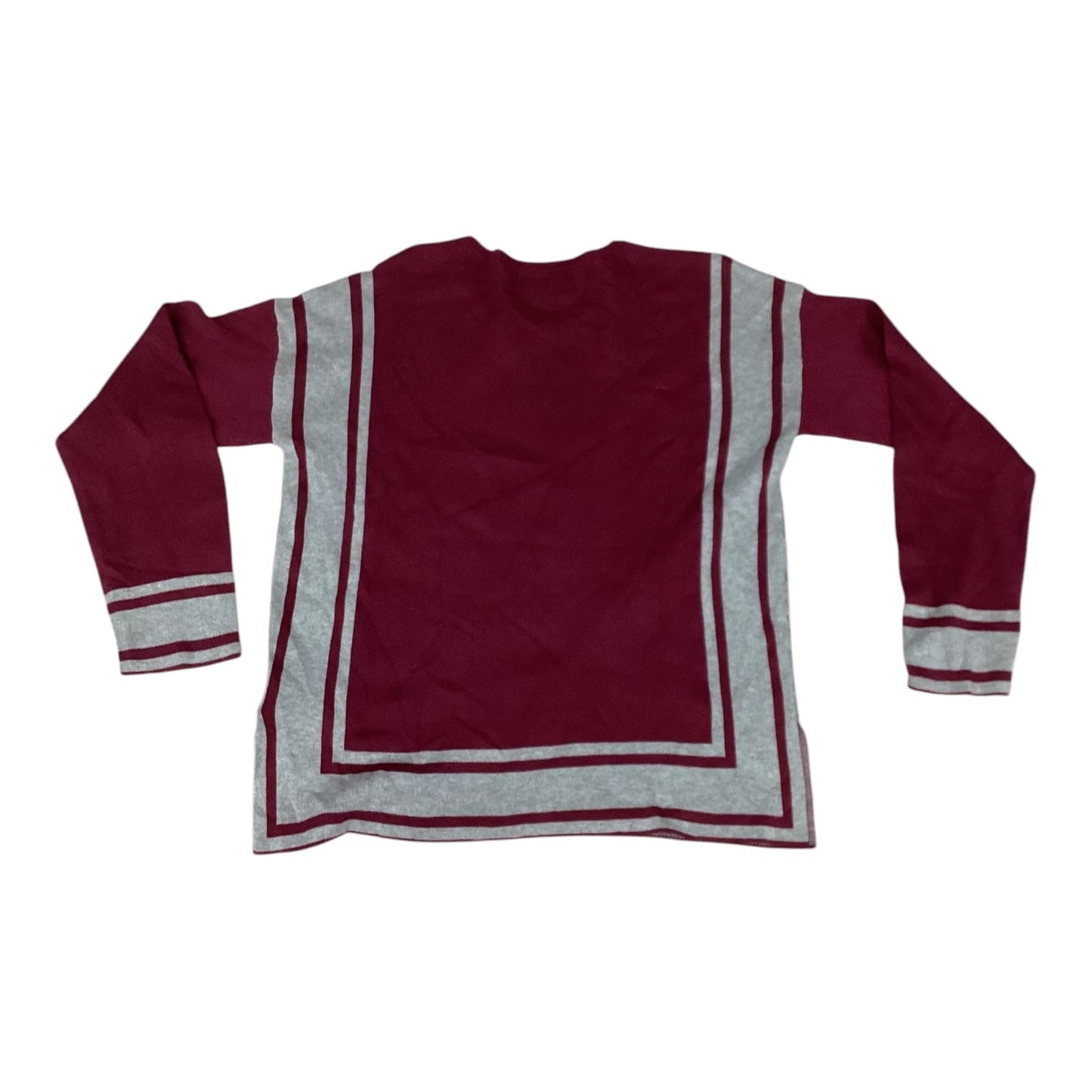 Sweater By Liz Claiborne In Maroon, Size: S